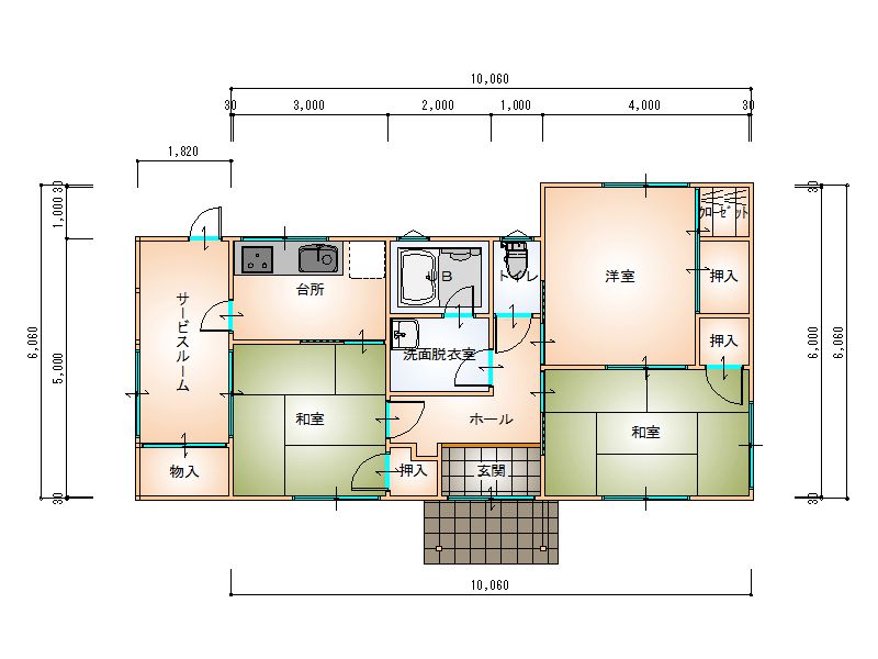 500万円 長浜町 セキスイハウス平屋建て 築34年中古住宅 島根県浜田市 Tsデザイン 志田尾工務店